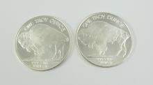 2 U.S. BULLION SILVER COINS - no tax