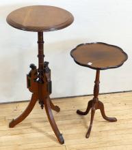 PLANT STAND AND WINE TABLE