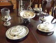 EIGHT PIECES OF SILVER PLATE