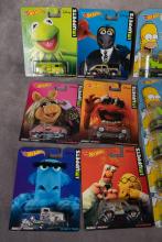 MUPPETS AND SIMPSONS HOT WHEELS