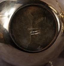 SILVER PLATE TIP KETTLE AND WATER URN