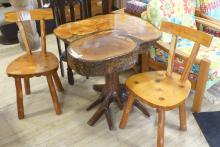 LIVE EDGE DINETTE SET