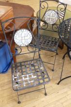 WROUGHT IRON BISTRO SET