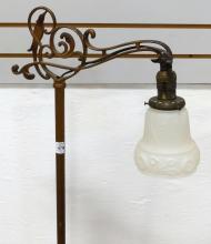 TWO VINTAGE BRIDGE LAMPS