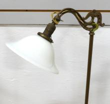 TWO VINTAGE BRIDGE LAMPS