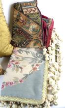 FRENCH AUBUSSON TAPESTRY PILLOWS