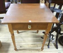 ANTIQUE WALNUT STAND TABLE