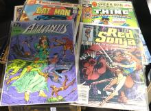 44 VINTAGE DC AND MARVEL COMIC BOOKS