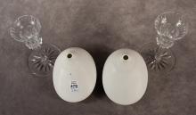 ROSENTHAL CANDLEHOLDERS AND WATERFORD CANDLESTICKS