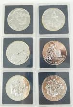 6 CANADIAN SILVER DOLLARS