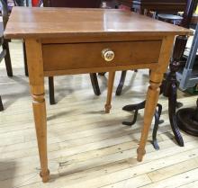 ANTIQUE WALNUT STAND TABLE