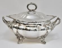 SILVERPLATED SOUP TUREEN