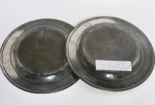 SCOTTISH PEWTER PLATES