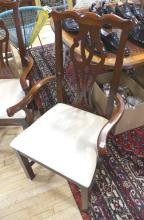 PAIR OF CHIPPENDALE ARMCHAIRS