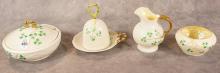 FIVE PIECES OF BELLEEK