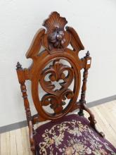 CARVED SIDE CHAIR