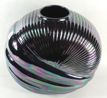 LARGE IRIDESCENT VASE