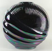 LARGE IRIDESCENT VASE