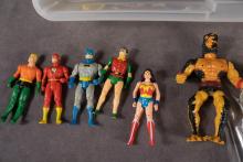 COMIC BOOK CHARACTER ACTION FIGURES, ETC.