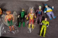 COMIC BOOK CHARACTER ACTION FIGURES, ETC.