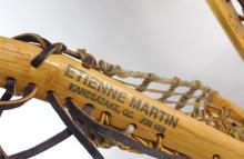 TWO SIGNED LACROSSE STICKS