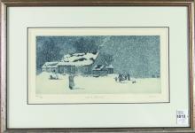 TWO RICHARD METZGER ETCHINGS