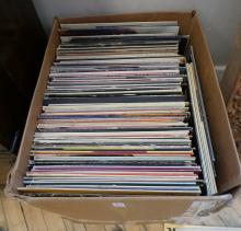 BOX LOT OF RECORDS