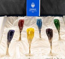 FABERGE LAUSANNE CHAMPAGNE FLUTE SET