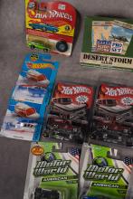 TOY CARS AND DESERT STORM CARDS