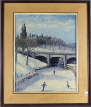 TWO RIDEAU CANAL PAINTINGS