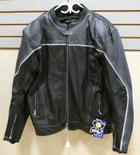 NEW LEATHER MOTORCYCLE JACKET