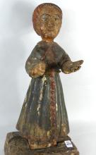 EARLY CARVED SANTO SCULPTURE