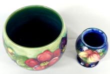 2PCS. MOORCROFT POTTERY