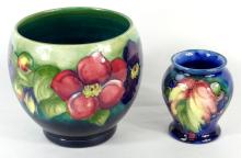 2PCS. MOORCROFT POTTERY