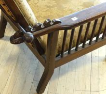 ANTIQUE OAK MORRIS CHAIR