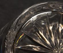 WATERFORD "LISMORE" CRYSTAL BISCUIT BARREL