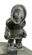 LARGE INUIT SOAPSTONE SCULPTURE