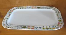 TWO CASSEROLES, PLATTER AND DISH