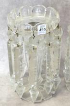 PAIR OF CRYSTAL LUSTRES