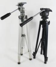 TWO CAMERA TRIPODS