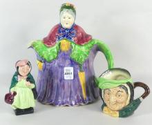 SAIREY GAMP DOULTON & TEAPOT SET