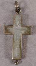 PIERRE LESPERANCE SILVER RELIQUARY CROSS