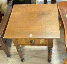 ANTIQUE LOW WORK TABLE