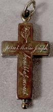 PIERRE LESPERANCE SILVER RELIQUARY CROSS