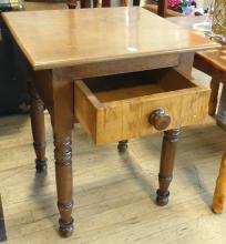 ANTIQUE LOW WORK TABLE