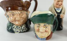 ROYAL DOULTON TOBY & CHARACTER JUGS