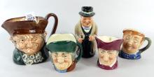 ROYAL DOULTON TOBY & CHARACTER JUGS