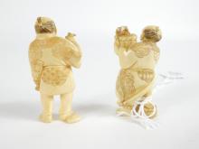 2 JAPANESE IVORY CARVINGS