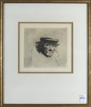 TWO JOSEPH STELLA ETCHINGS