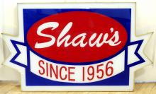 VINTAGE SHAW'S DAIRY SIGN